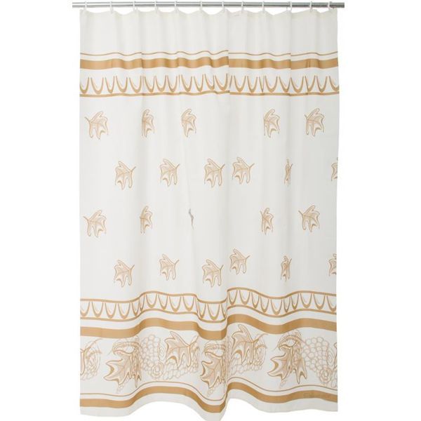 Шторка для ванной Vonaldi Uzum Yapgari 180x200 см бежевая