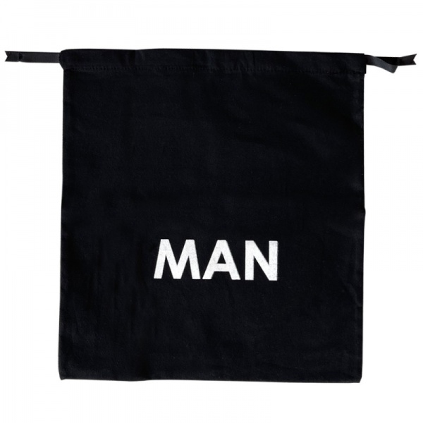 Органайзер текстильный Organize M-man Man хлопковый для вещей черный 350x300 мм