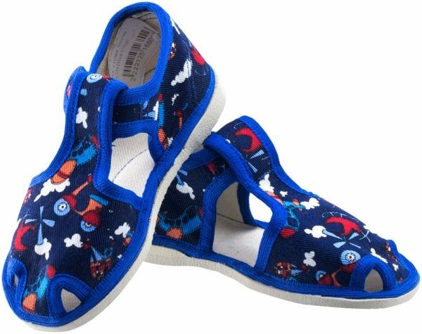Капці для хлопчиків Экотапок Сандалик новий сині 1085 р.25
