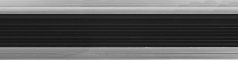 Порожек алюминиевый П13 King Floor профилированный антискользящая вставка 48x1000 мм