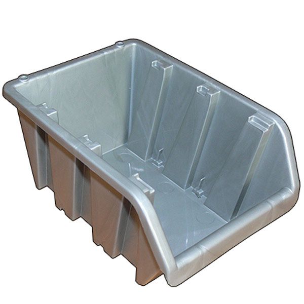 Органайзер середній вставний сірий металік 230x160x120 мм