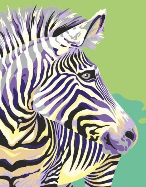 Картина за номерами Зебра Rosa Start 