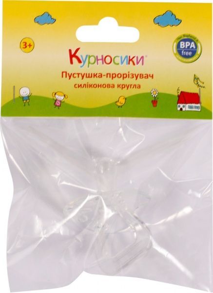 Пустышка-прорезыватель Курносики 7013