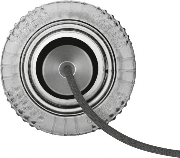 Світильник підвісний Ledvance Carved Pendant Jar 1x60 Вт E27 сірий 