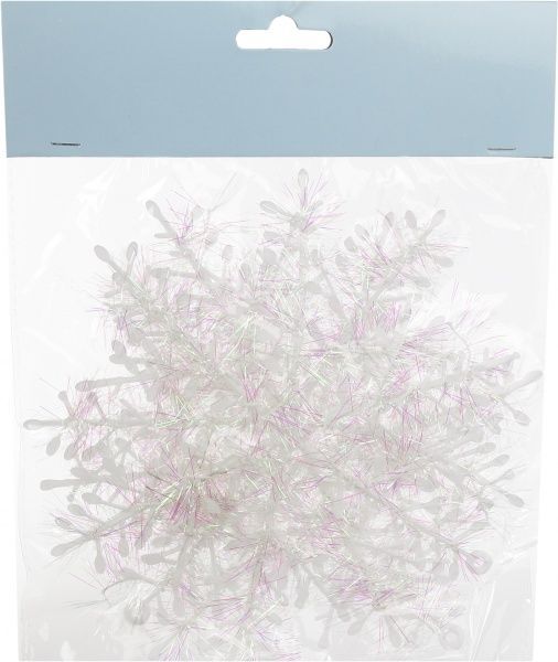 Декорация новогодняя Снежинка 16 см 3 шт. S009-16 