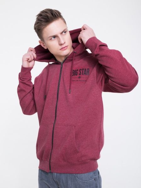 Джемпер BigStar CHINDOR 154566604 р. L бордовый