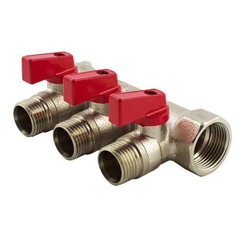 Коллектор FADO S.r.l с шаровыми кранами 3/4