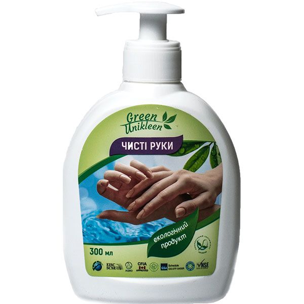 Мыло жидкое Green Unikleen Чистые руки 300 мл