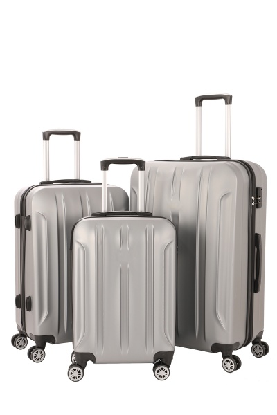 Чемодан 42 л серебряный MCS V354 на 4 колесах S 20