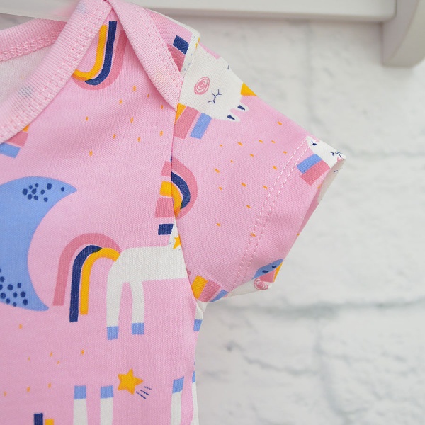 Боди детское для девочки Blanka Единорожка р.86 розовый 110138 