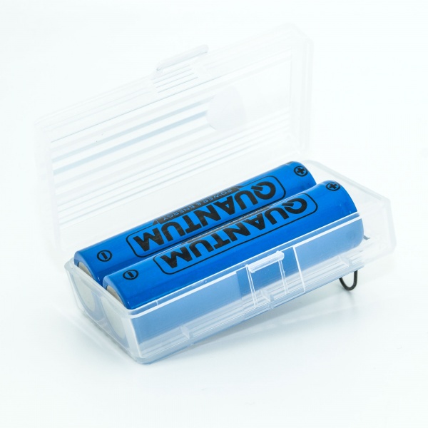 Аккумулятор Quantum Li-ion NCM18650 1500mAh 1С с клеммным выступом 18650 2 шт. (NCM18650TT/1500-PB2) 
