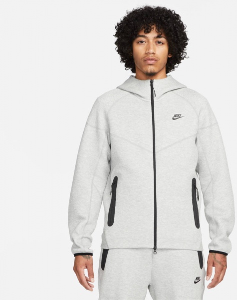 Джемпер Nike M NK TCH FLC FZ WR HOODIE FB7921-063 р.2XL сірий