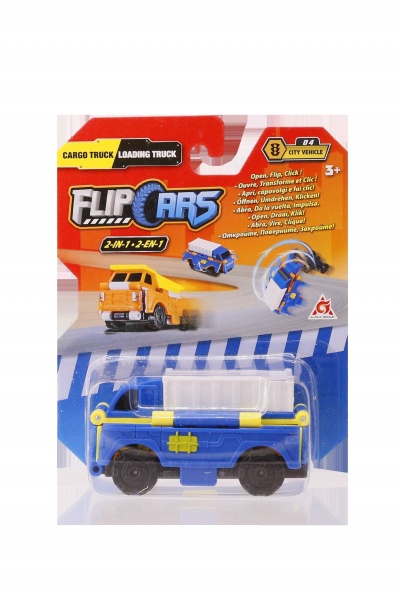 Машинка-трансформер Flip Cars Вантажівка та навантажувач EU463875-12