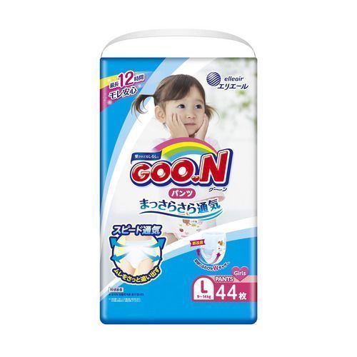 Подгузники-трусики Goon для девочек L 9-14 кг 44-46 шт.