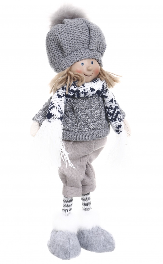 Декорация новогодняя Мальчик/девочка 37 см