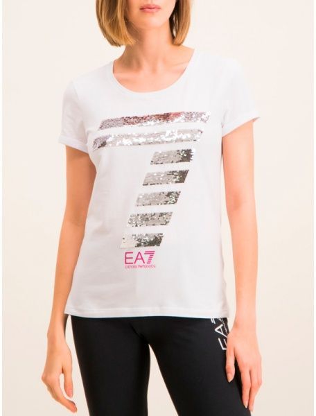 Футболка EA7 T-short 3HTT41-TJ12Z-1100 M білий