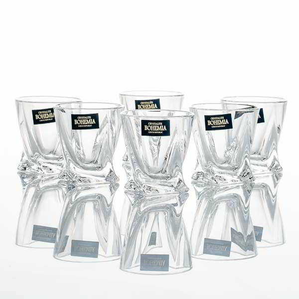 Набор рюмок для водки Quadro (b2k936-99A44) 55 мл 6 шт. Bohemia 