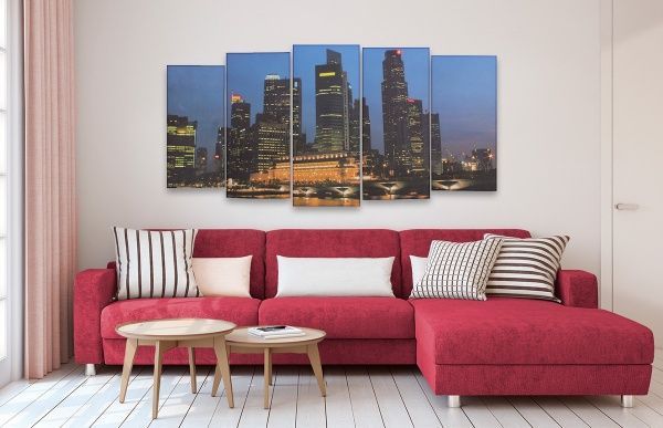 Картина модульная 5 частей 100x200 см ФКМ5*1-176 