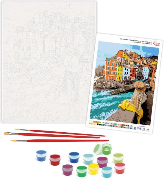 Картина за номерами Національний парк. Італія 35x45 см Rosa Start 