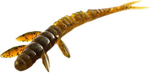 Приманка FishUp Flit 2 из пластизоля для ловли рыбы 9 шт. Green Pumpkin Seed