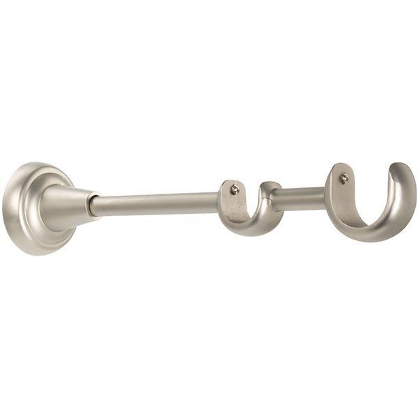 Тримач для карниза Cardinal подвійний набірний d25/16 мм сатин нікель 