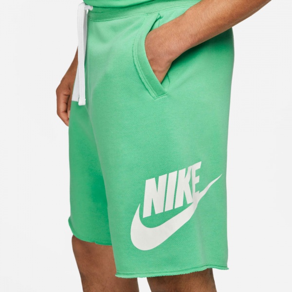 Шорты Nike CLUB ALUMNI HBR FT SHORT DX0502-363 р. XL зеленый