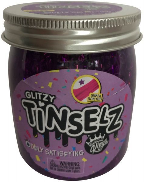 Ароматний слиз-лизун Compound Kings Slime Glitzy Tinselz Виноград 300189-5