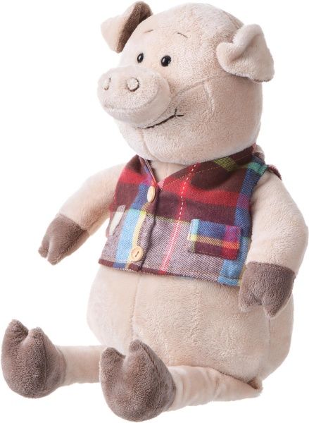 Мягкая игрушка Same Toy Свинка в жилетке 45 см THT722