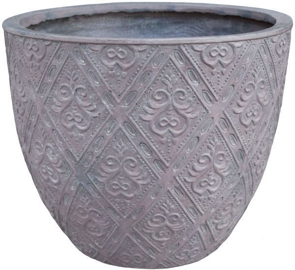 Кашпо Engard Гамільтон GA81-1 круглий 25 л бежево-сірий 