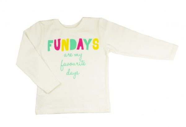 Реглан для дівчинки Luna Kids р.110 молочний 