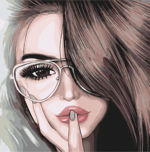 Картина за номерами Замріяний погляд 10232-AC 40х50 см ArtCraft 