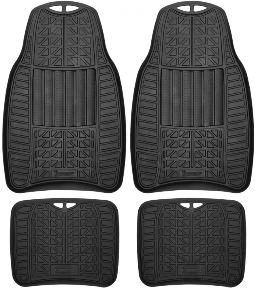 Коврики автомобильные Michelin для будь-якої погоди з гнучкими лініями W965-BLK универсальные