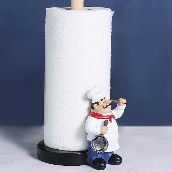 Статуетка тримач для паперових рушників Кухар DH-ST-02-2 White МВМ