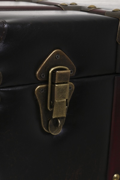 Сундук-пуф CHESTERFIELDS S 82x31.5x33.5 см темно-коричневый 