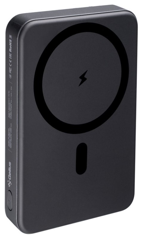 Повербанк Gelius HOLDIX Magnetic Wireless Charge 15W GP-PBW302 10000 mAh black (00000100988)