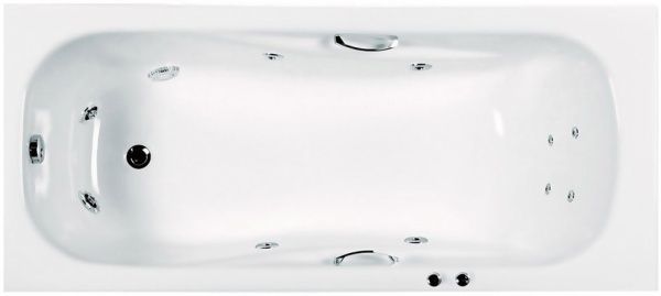 Ванна акриловая EGO Kronos 170х75 з г/м 6 компл. с ручками