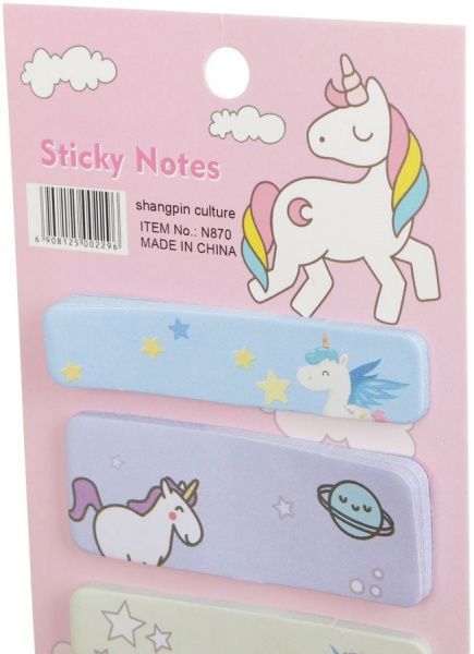 Блок бумаги Единорог розовый 30 шт.