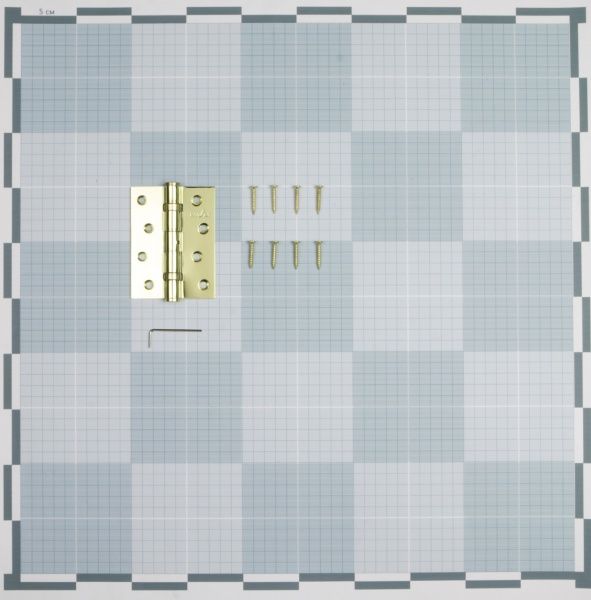 Петля универсальная  MVM HE-100 BP 100x75x3 мм полированная латунь