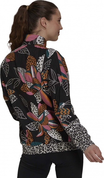 Вітрівка Adidas W FARM AOP WB GS6302 р.XS чорний