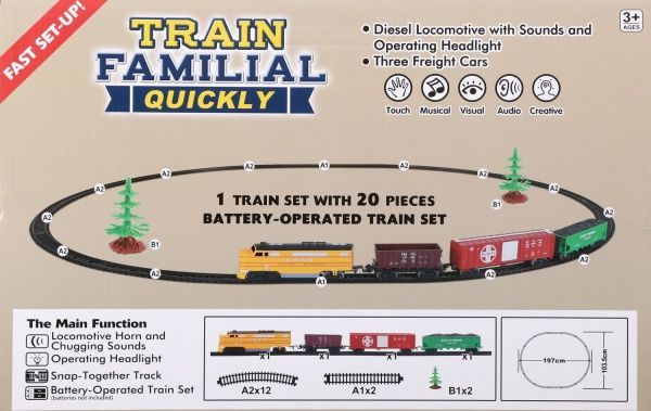 Ігровий набір Fenfa Залізна дорога 1600A-8D