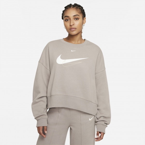 Світшот Nike W NSW TREND CREW FLC SWOOSH DQ4506-087 р. S бежевий