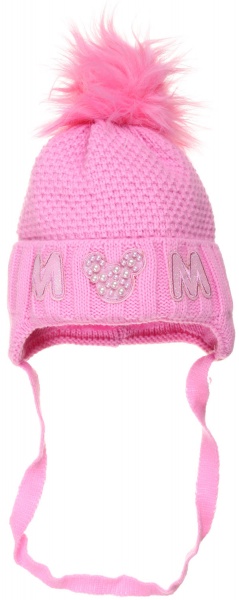 Шапочка дитяча для дівчинки Kraft+ р.42-44 рожевий 2051 