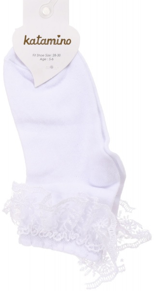 Носки для девочек KATAMINO K22032 р.5-6 белый 