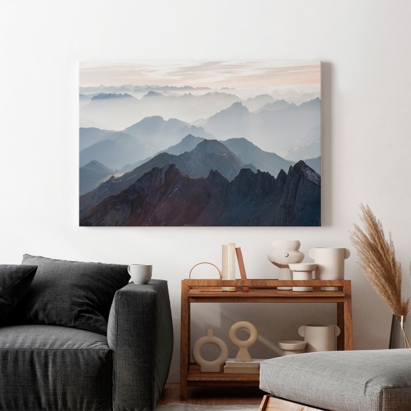 Картина на полотні Світанок у горах 110x80 см WS Holst 14082220 