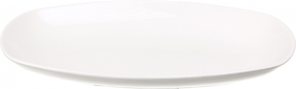 Блюдо овальне Pearl 35 см біле Porser Porselen 