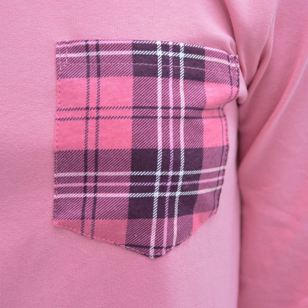 Пижама для девочек Blanka Клетка р.128 розовый 110210 