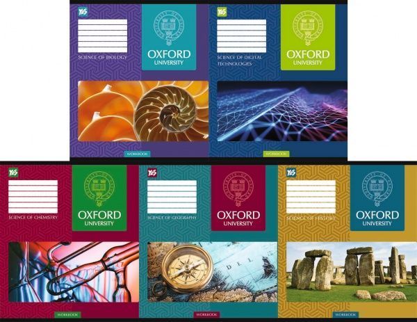 Комплект тетрадей Oxford history 12 листов в линию 25 шт. YES