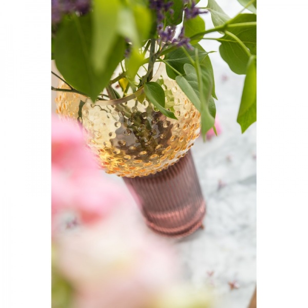 Ваза KARE Design Marvelous Duo 31 см желто-фиолетовая 