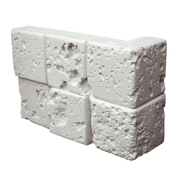 Плитка гипсовая уголок Живой камень Корсика 10 2 пог.м 