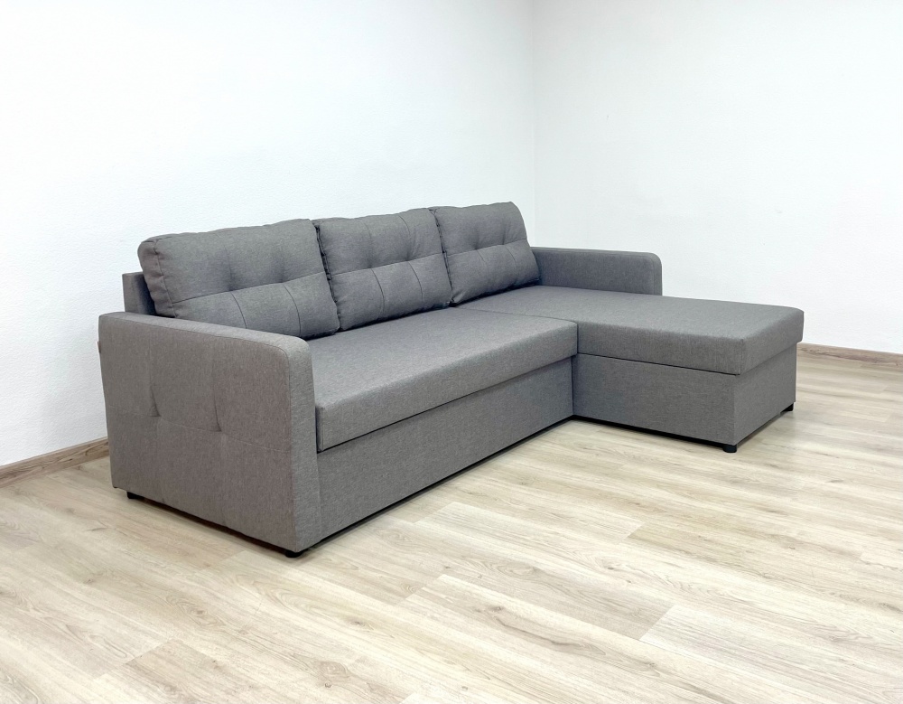 Диван кутовий Елегант ЕпіСофт ДАКАР сірий 2200x1550x880 мм